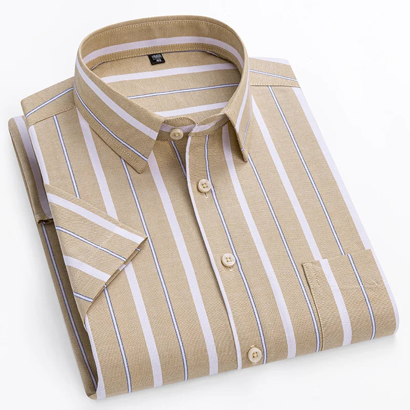 ROSSI ROMA | CAMICIA IN COTONE A MANICHE CORTE
