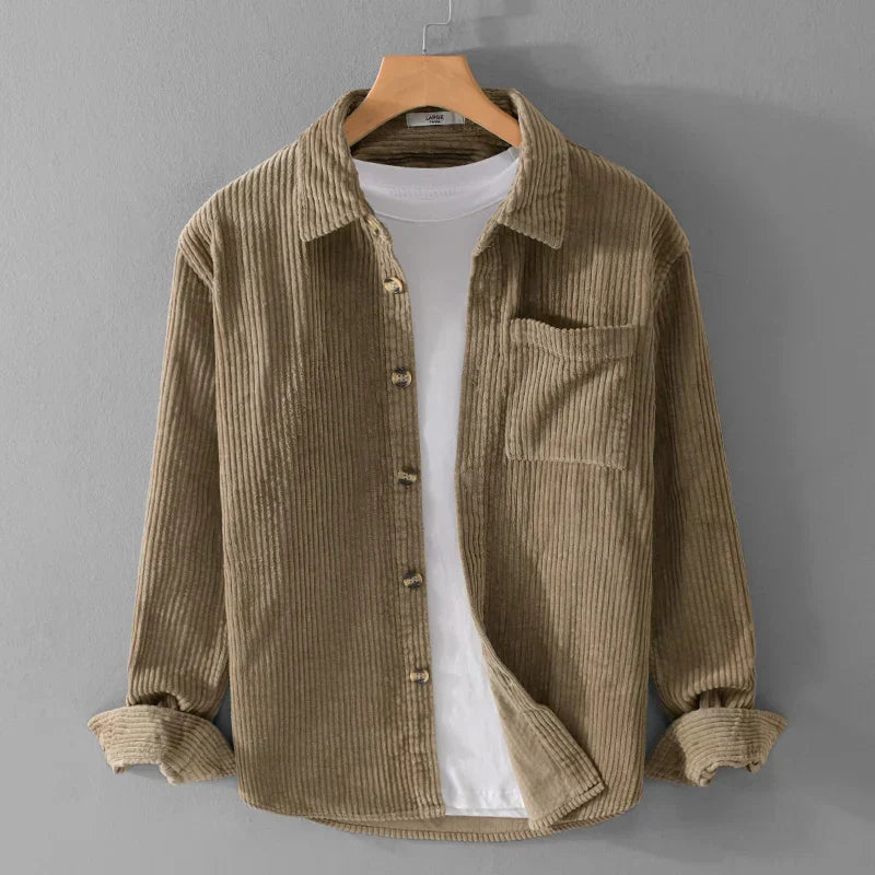 ROSSI ROMA | CAMICIA IN VELLUTO A RIGHE