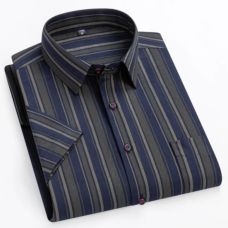 ROSSI ROMA | CAMICIA IN COTONE A MANICHE CORTE