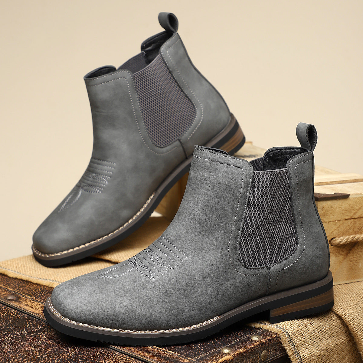 ROSSI ROMA | STIVALI CLASSICI IN PELLE DA UOMO