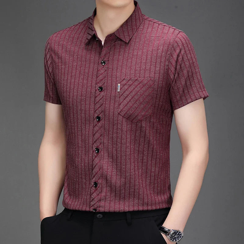 ROSSI ROMA | POLO BUSINESS CON DETTAGLIO A RIGHE