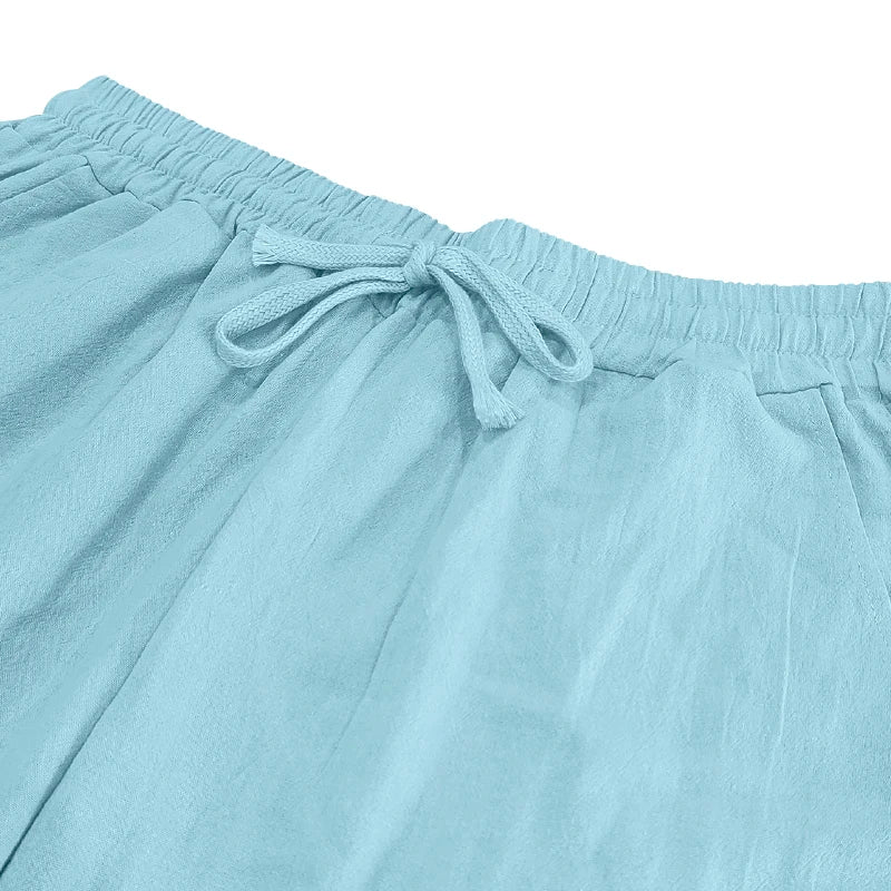 PANTALONI OCEANICI IN LINO