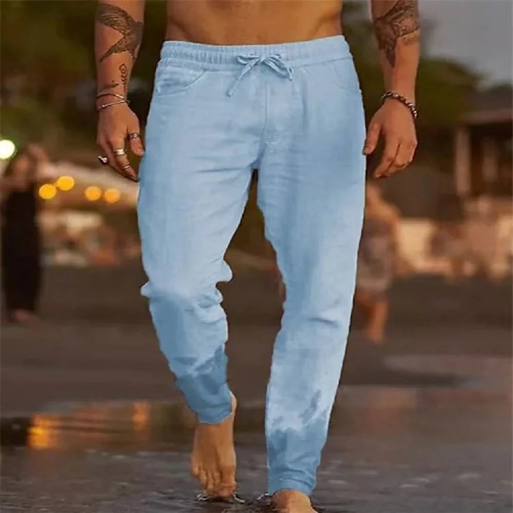 PANTALONI IN LINO EXTRA-VELOCE