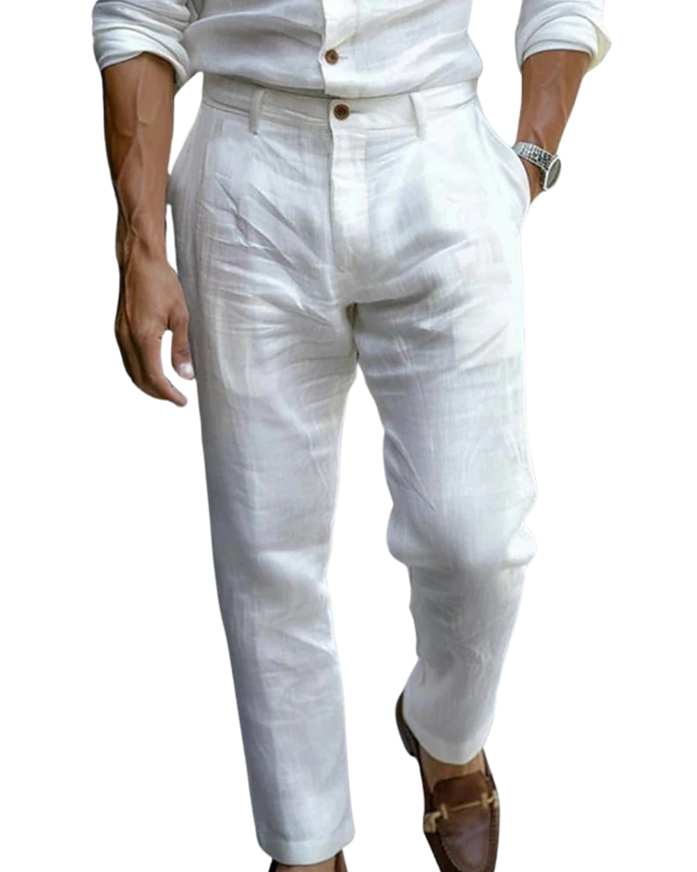 Moretti | Pantaloni in Lino Leggeri