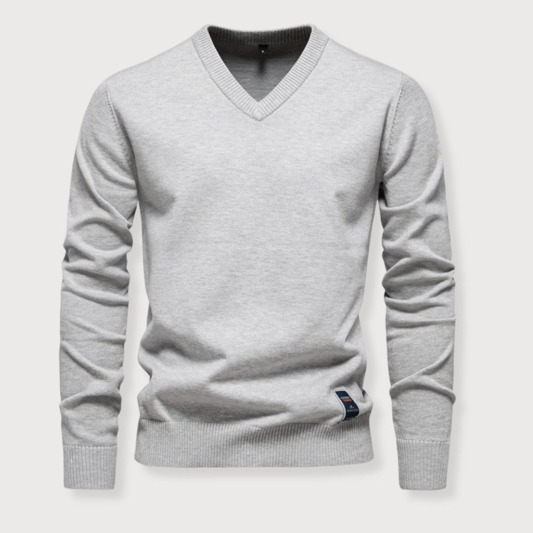 ROSSI ROMA™ | MAGLIONE CON SCOLLO A V