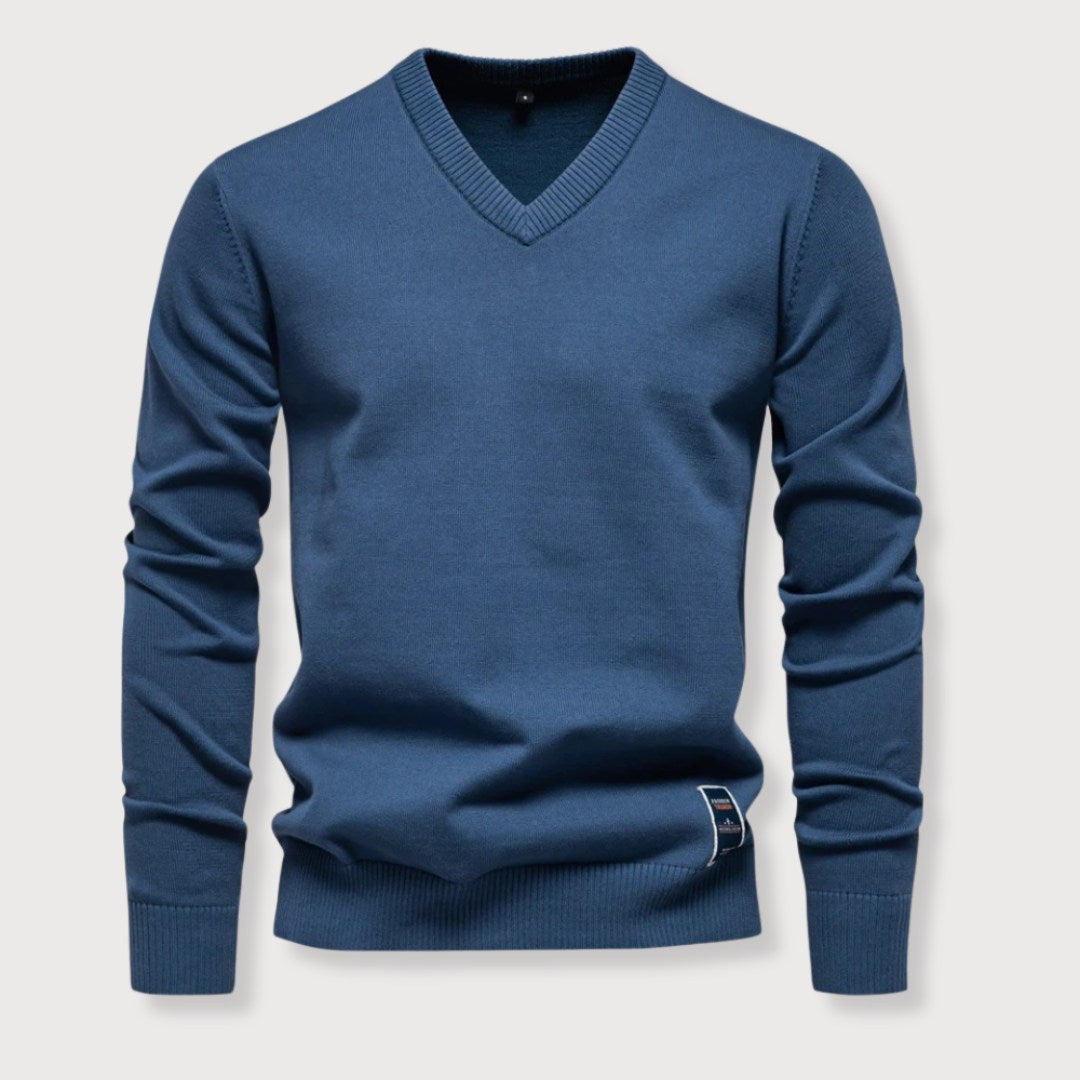 ROSSI ROMA™ | MAGLIONE CON SCOLLO A V