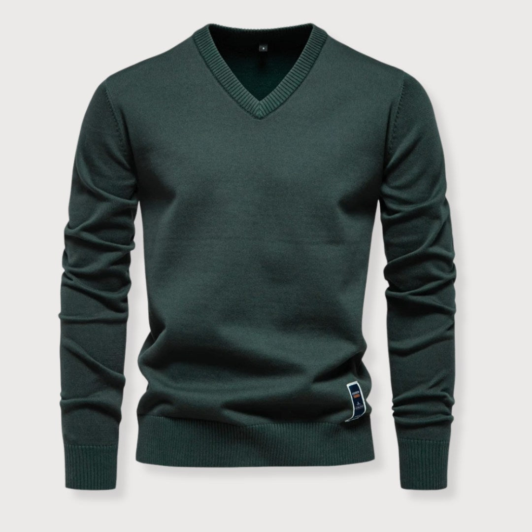 ROSSI ROMA™ | MAGLIONE CON SCOLLO A V