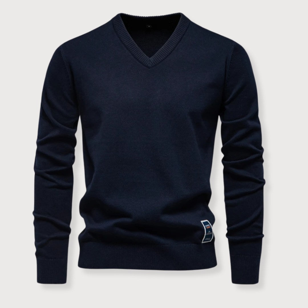 ROSSI ROMA™ | MAGLIONE CON SCOLLO A V