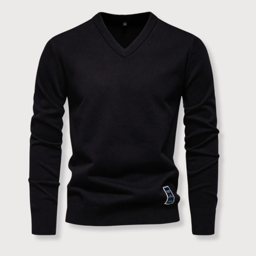 ROSSI ROMA™ | MAGLIONE CON SCOLLO A V