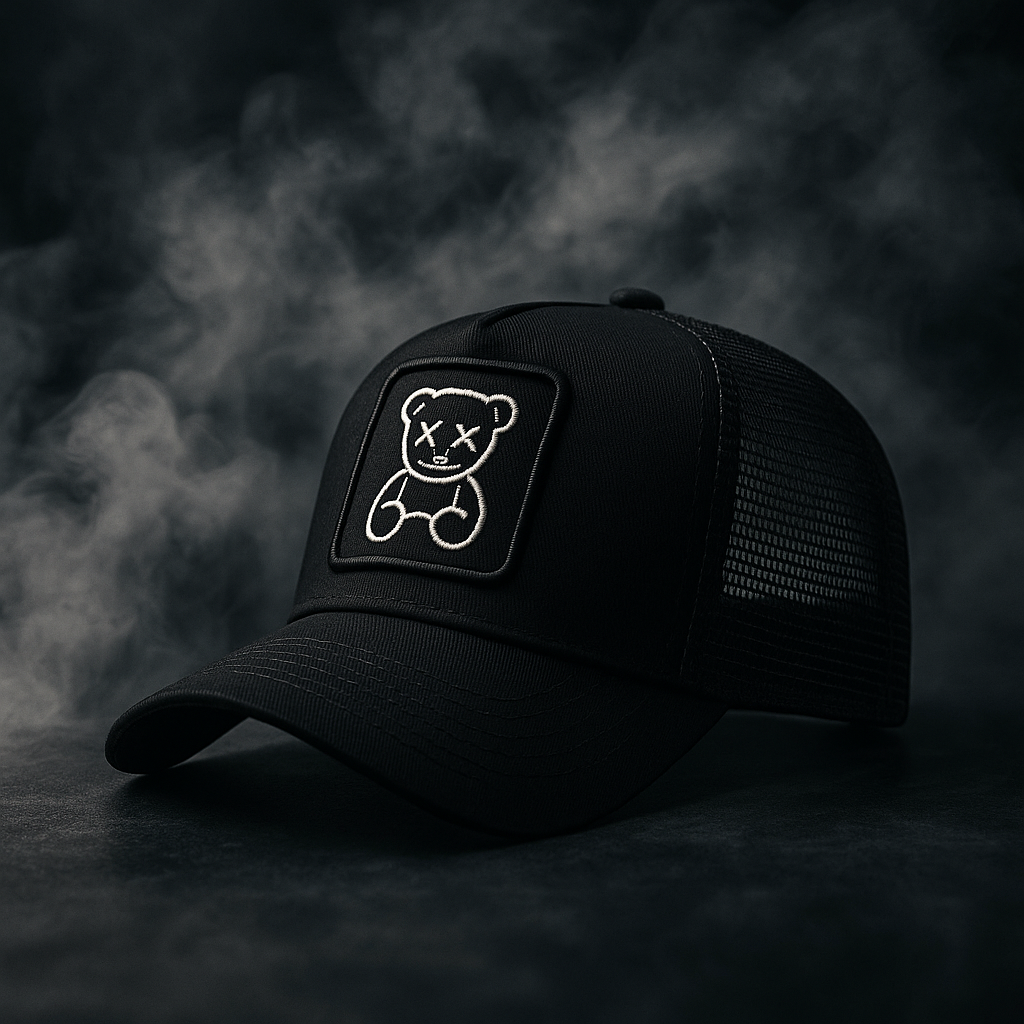 ROSSI ROMA | CAPPELLINO TRUCKER CON ORSETTO DI PELUCHE