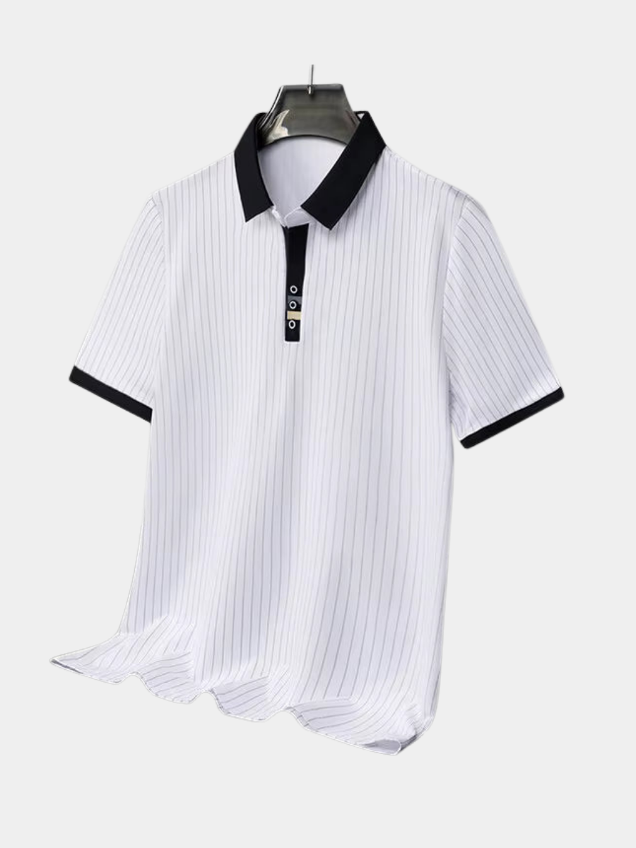 ROSSI ROMA | POLO A RIGHE RAFFINATA