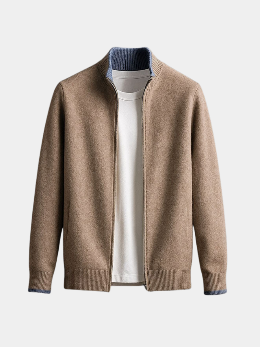 ROSSI ROMA | GIACCA IN MAGLIA CON ZIP