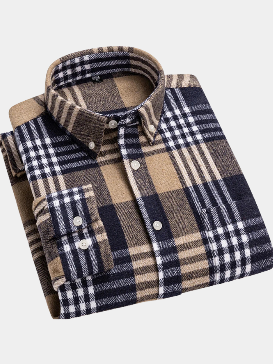 ROSSI ROMA | CAMICIA A QUADRI DA UOMO MODERNA