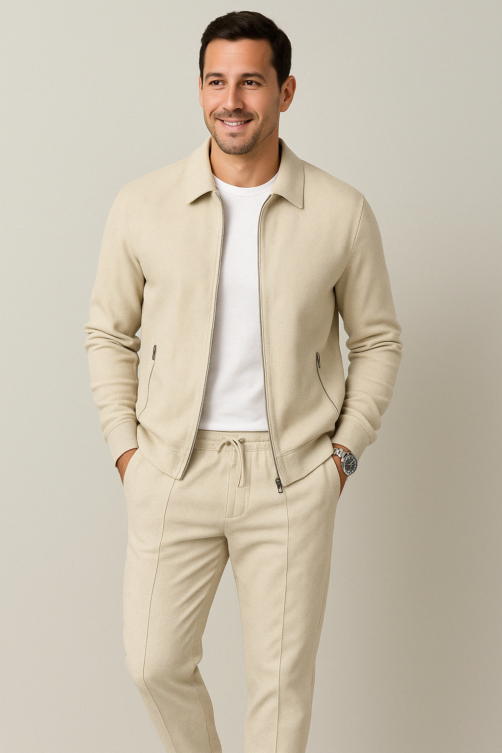 DARIO | COMPLETO UOMO CON ZIP VEST