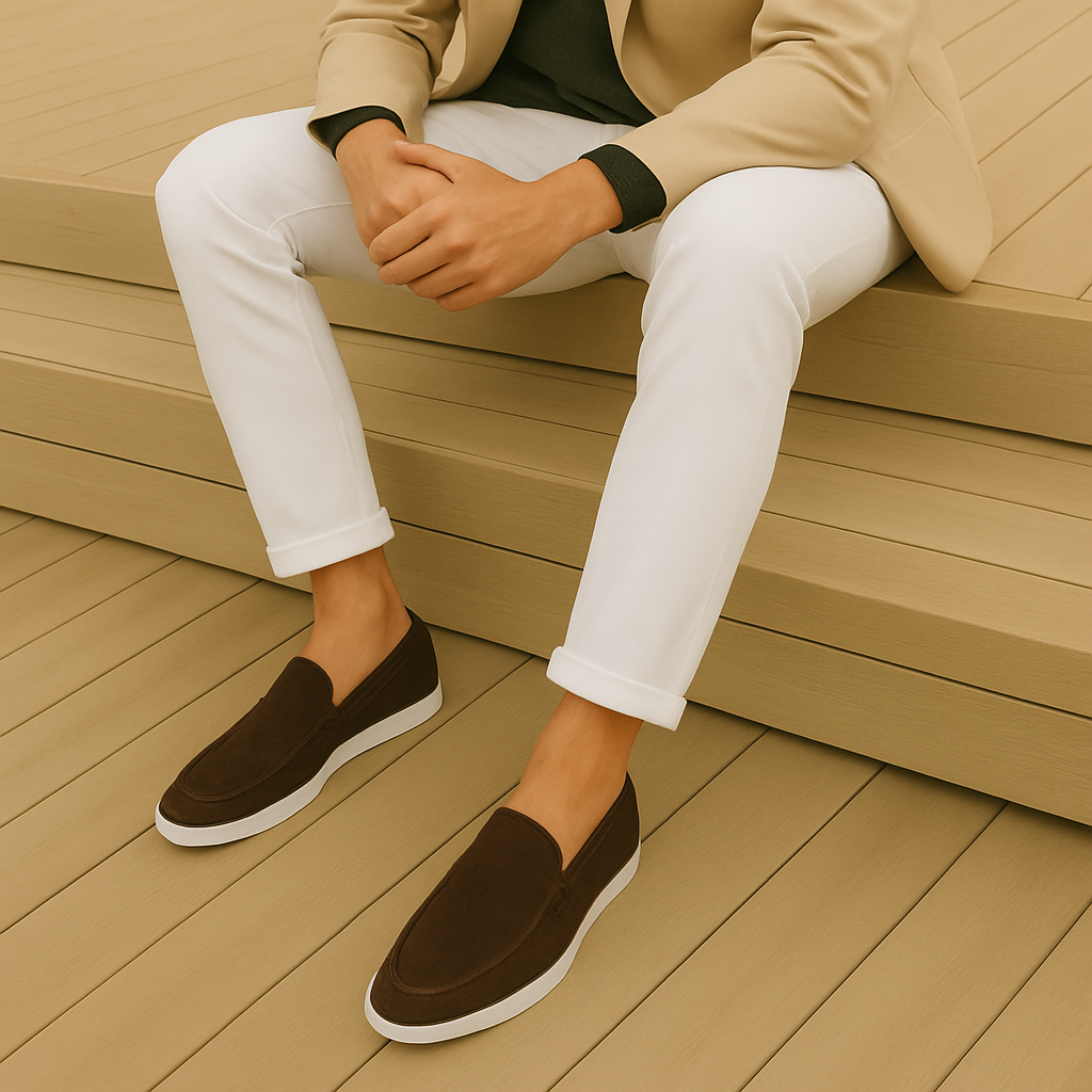 MOCASSINI IN PELLE SCAMOSCIATA PREMIUM