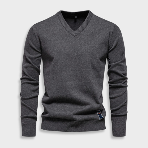 Lupo | Maglia in Cotone con Scollo a V