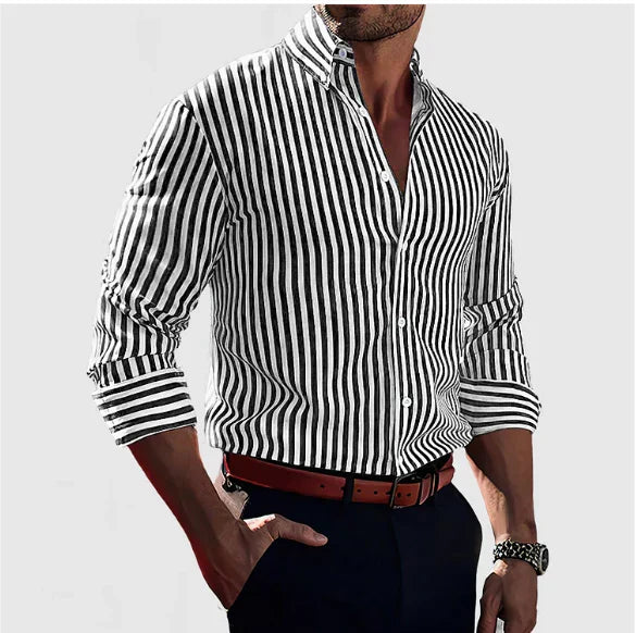 ROSSI ROMA | CAMICIA A RIGHE DECISE