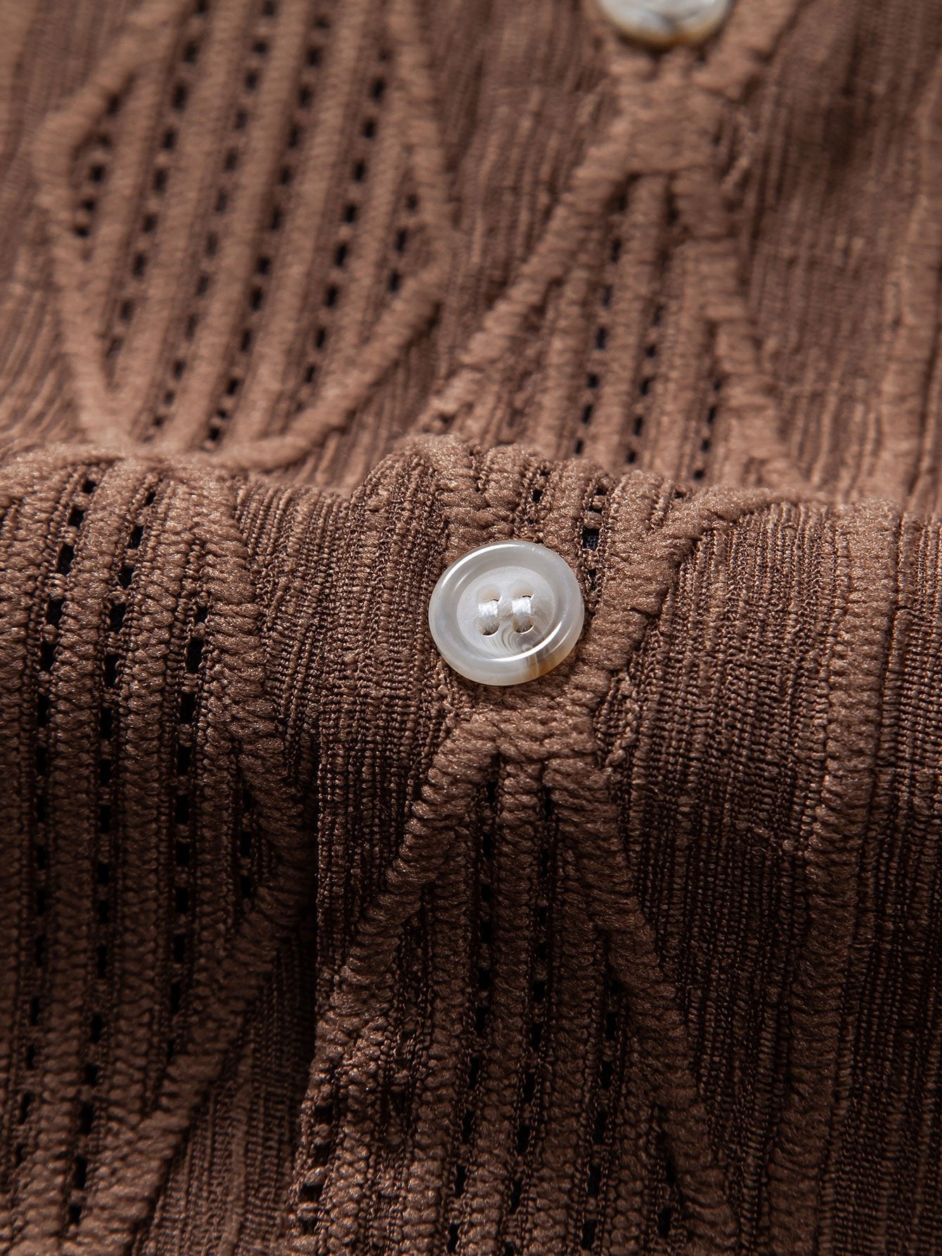 CAMICIA CUBANA JACQUARD GEOMETRICO