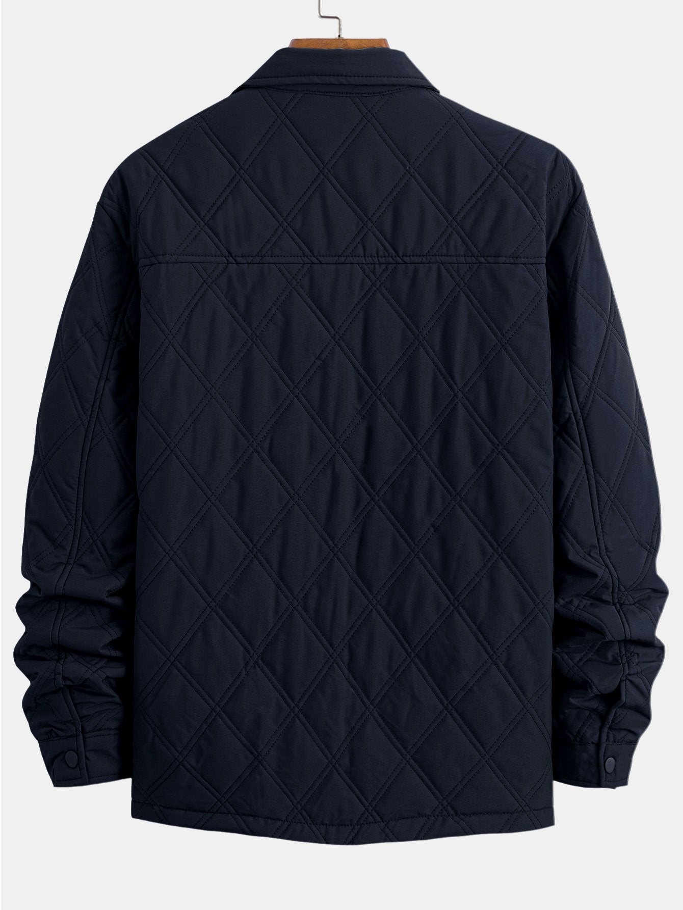 STILE RICAMATO: CAMICIA QUILT CON BOTTONI