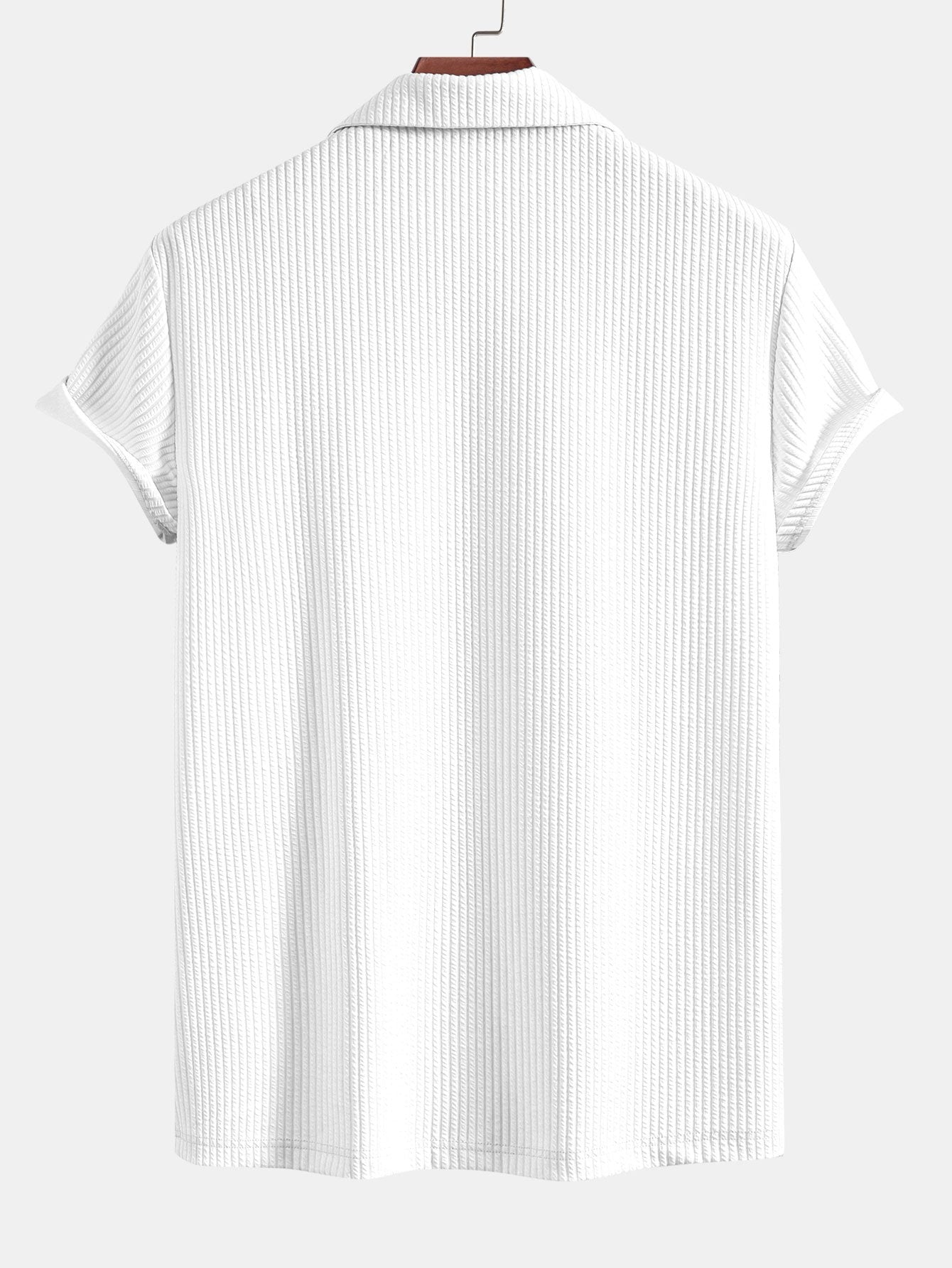 STILE DEFINITO: CAMICIA MUSCLE FIT A COSTE CON COLLO CUBANO PROFONDO