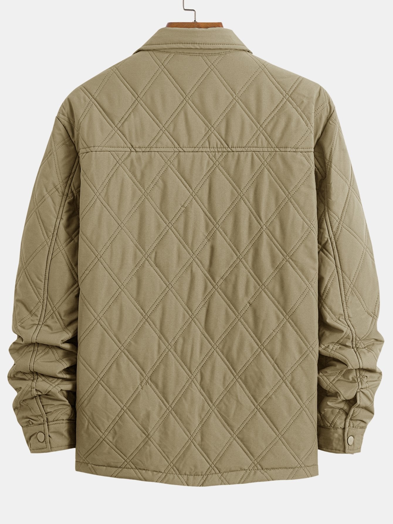 STILE RICAMATO: CAMICIA QUILT CON BOTTONI