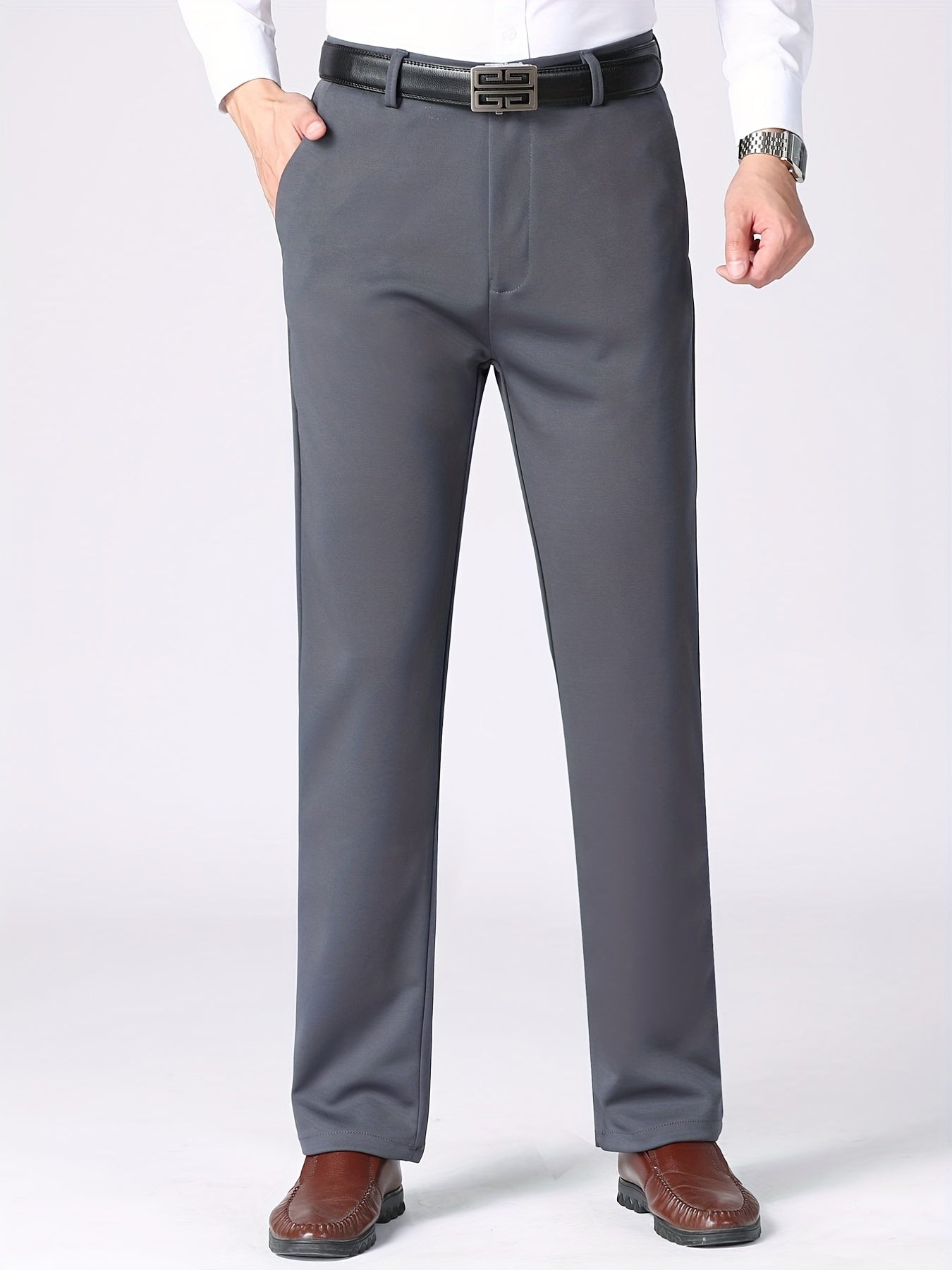 GIORGIO | PANTALONE ESTIVO LARGO DI LUSSO CON BOTTONI