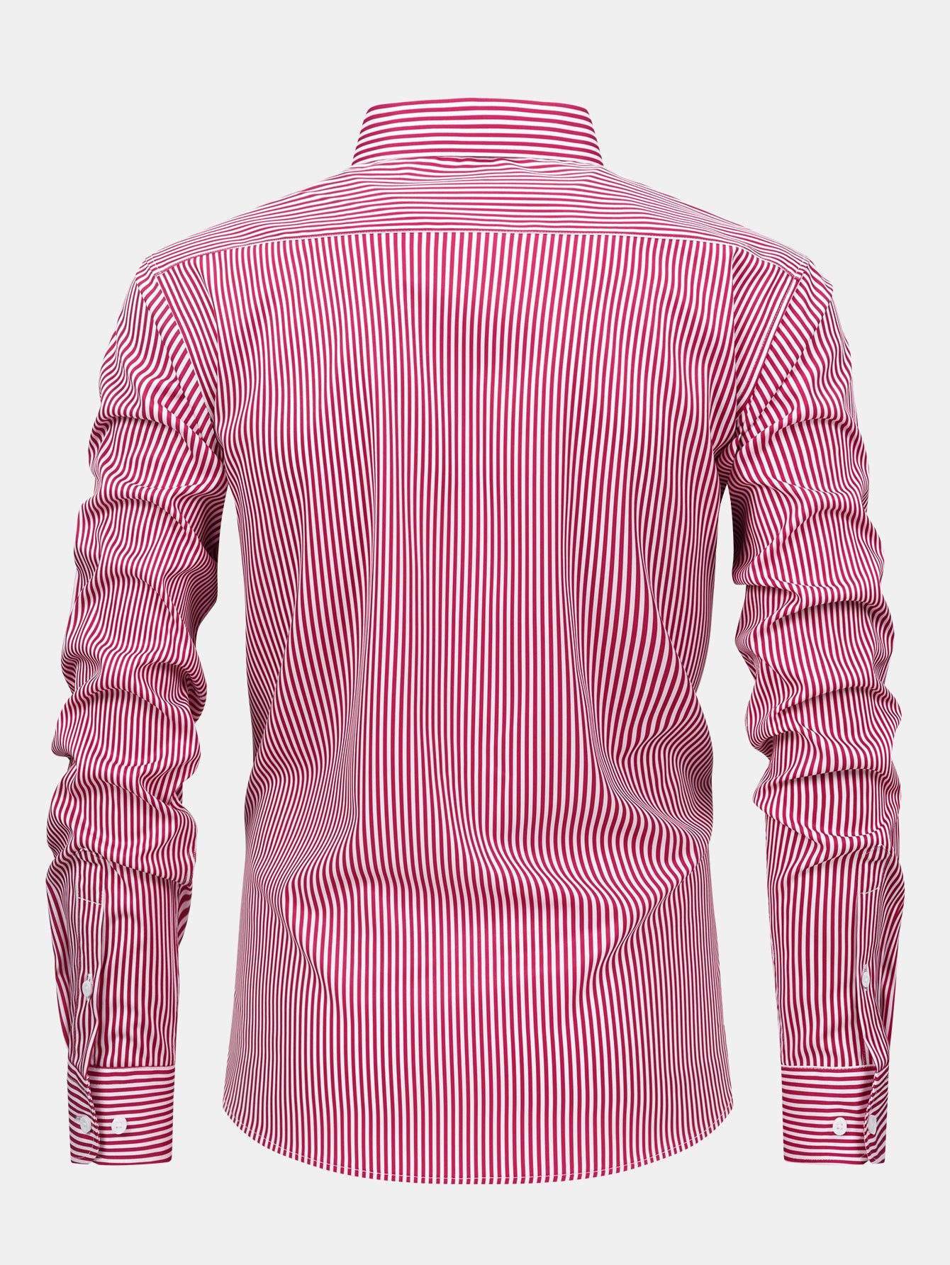 CAMICIA A MANICHE LUNGHE A RIGHE CON BOTTONI