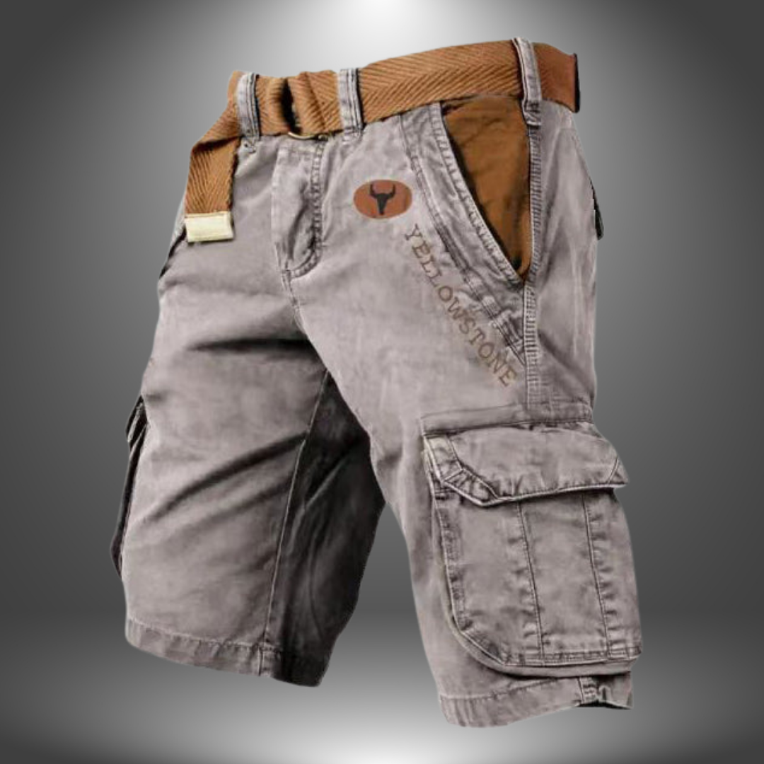 SEAN | SHORT CARGO ARTIGIANALE CON TASCHE