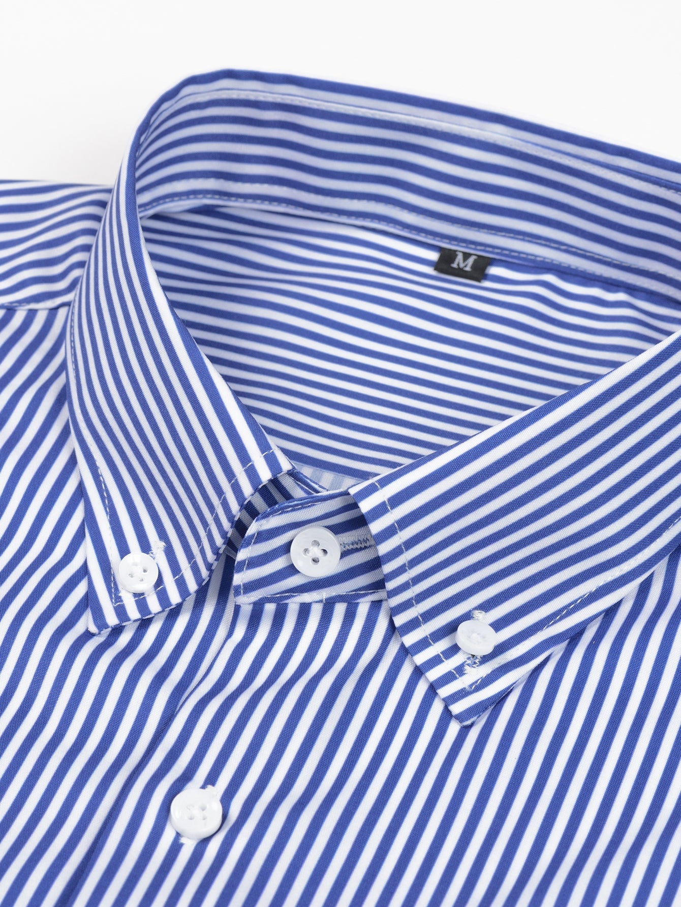 CAMICIA A MANICHE LUNGHE A RIGHE CON BOTTONI & PANTALONI SLIM FIT A GAMBA AFFUSOLATA