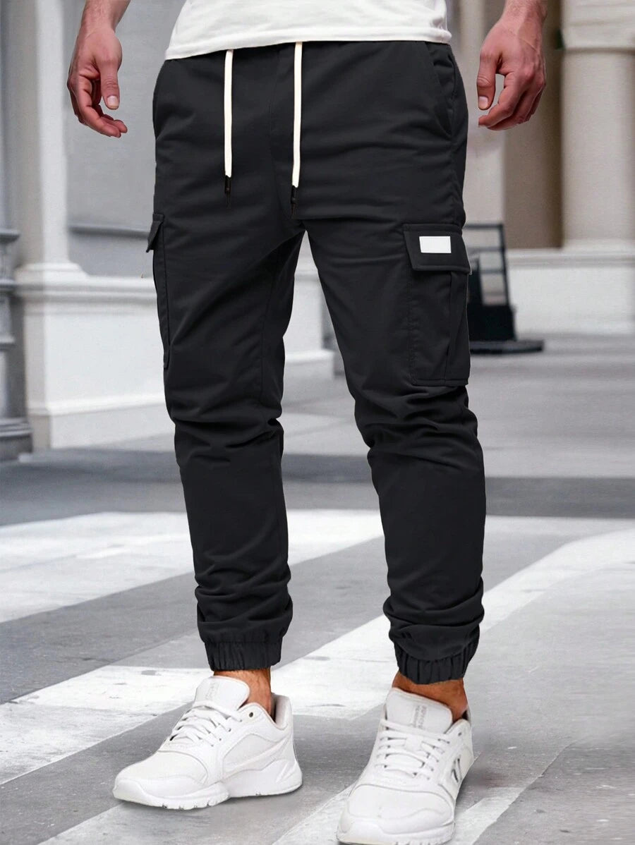 RICCARDO | JOGGER CARGO LEGGERI CON TASCHE