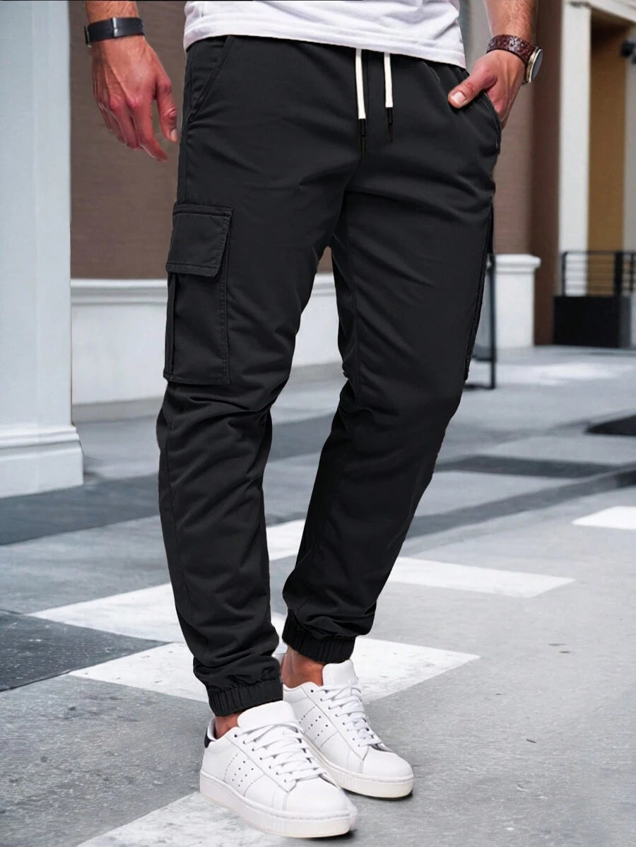 RICCARDO | JOGGER CARGO LEGGERI CON TASCHE