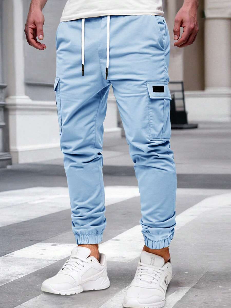 RICCARDO | JOGGER CARGO LEGGERI CON TASCHE
