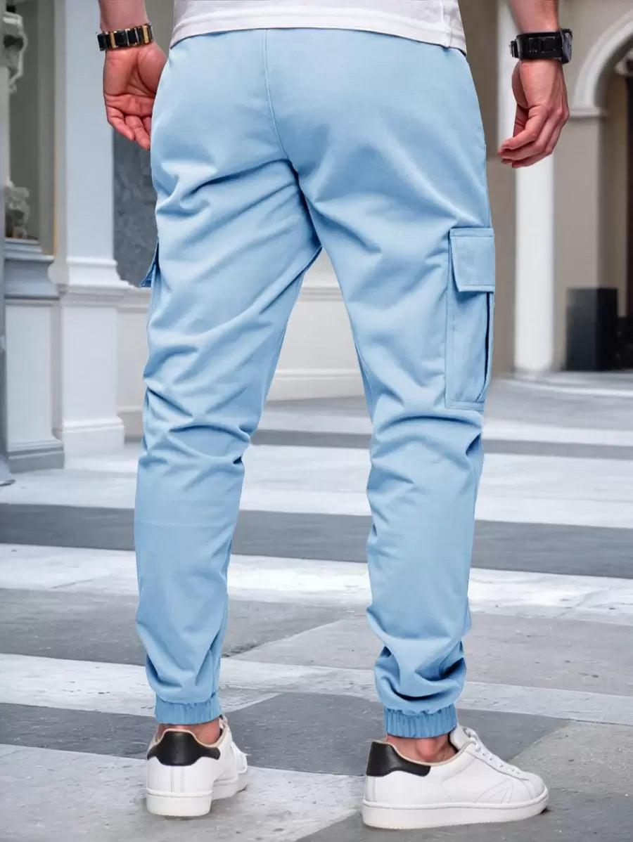 RICCARDO | JOGGER CARGO LEGGERI CON TASCHE