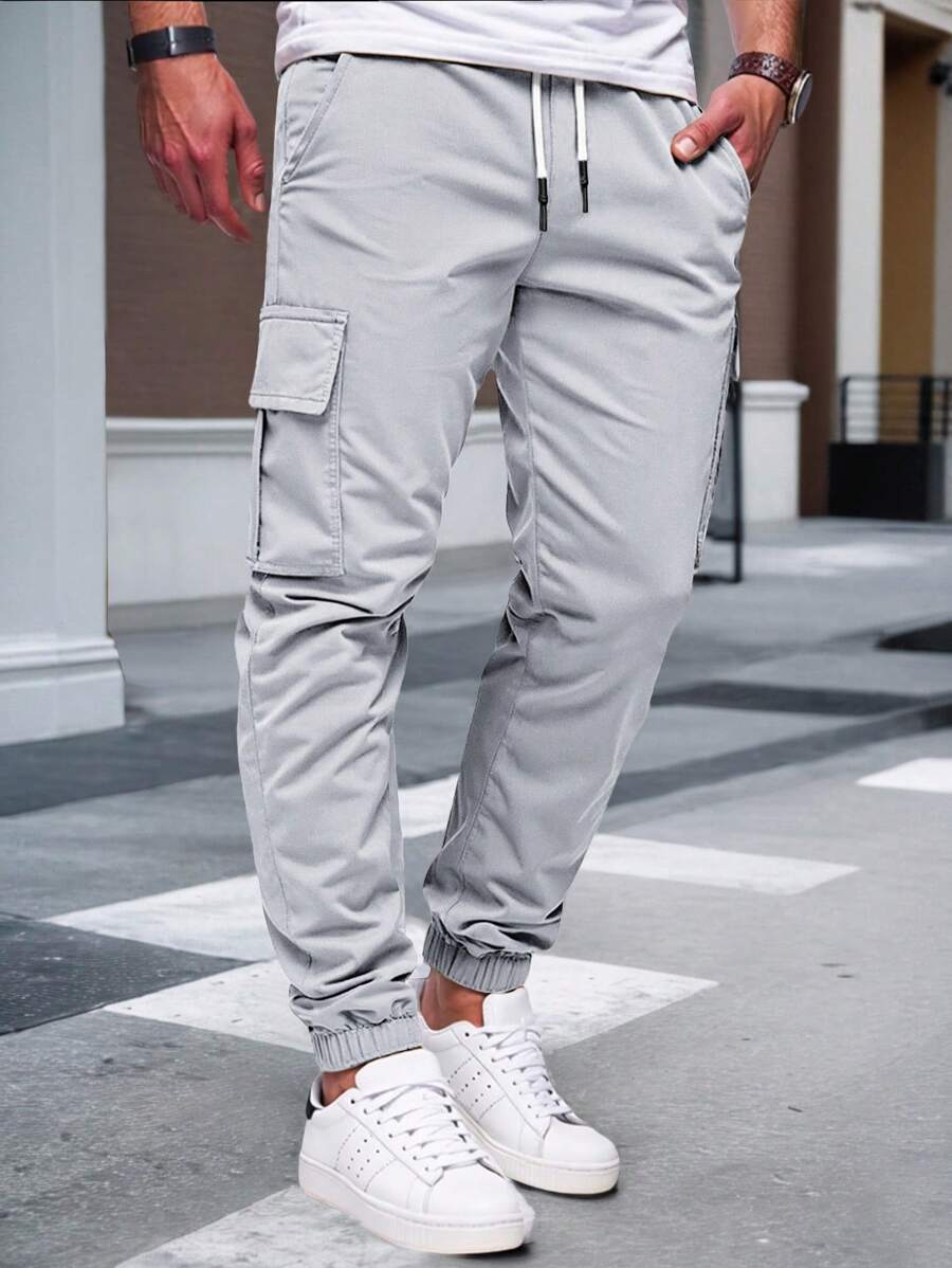 RICCARDO | JOGGER CARGO LEGGERI CON TASCHE