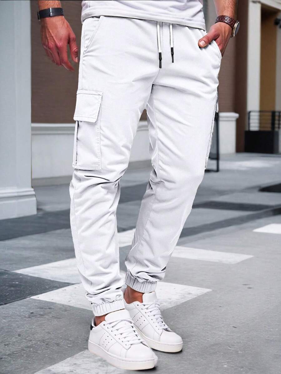 RICCARDO | JOGGER CARGO LEGGERI CON TASCHE