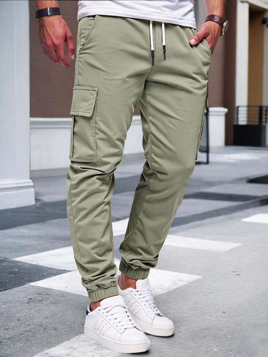 RICCARDO | JOGGER CARGO LEGGERI CON TASCHE
