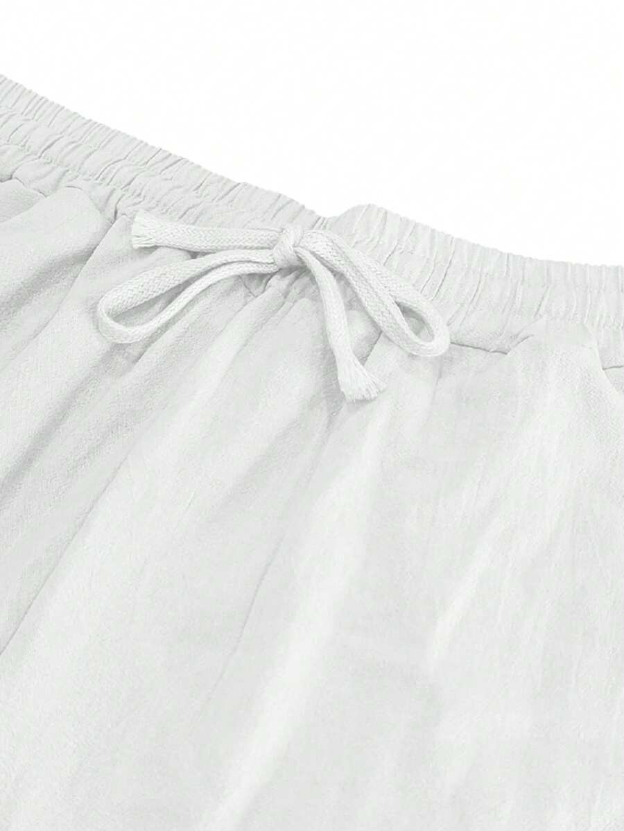 MARCO | PANTALONE LEGGERO IN LINO CON LACCIO