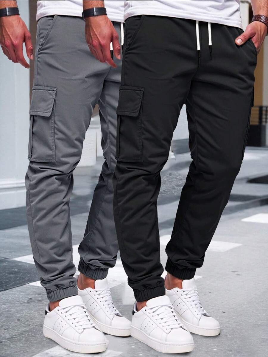 RICCARDO | JOGGER CARGO LEGGERI CON TASCHE