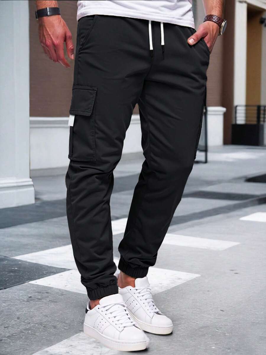 RICCARDO | JOGGER CARGO LEGGERI CON TASCHE