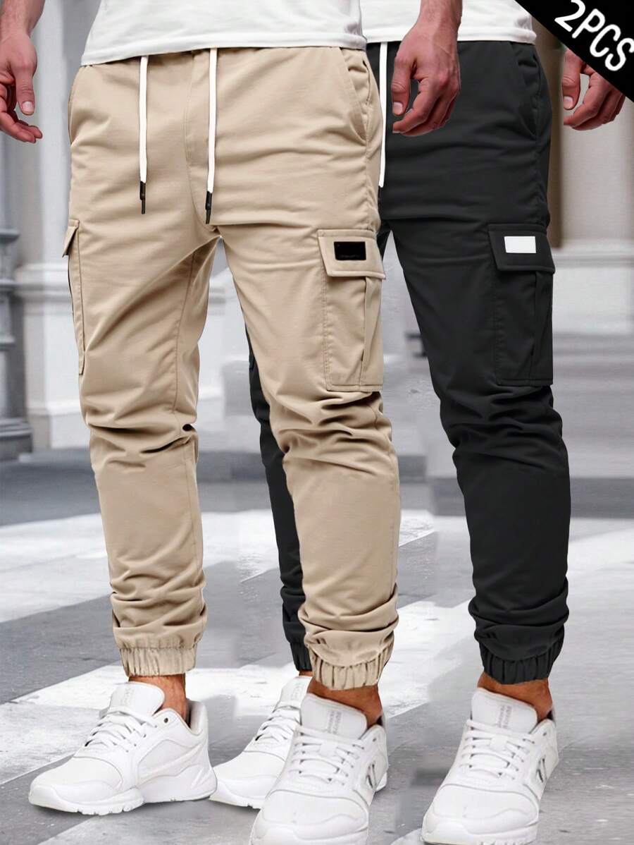 RICCARDO | JOGGER CARGO LEGGERI CON TASCHE