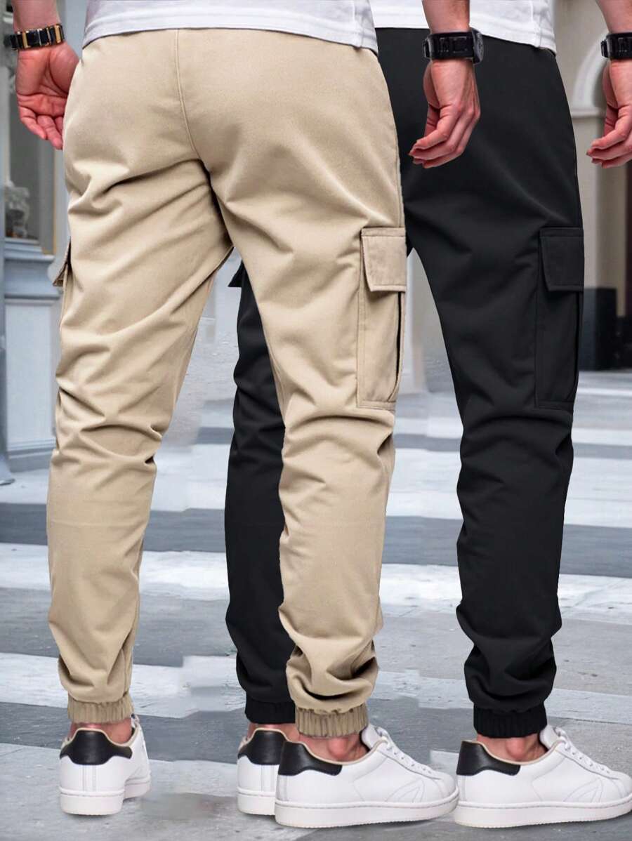 RICCARDO | JOGGER CARGO LEGGERI CON TASCHE