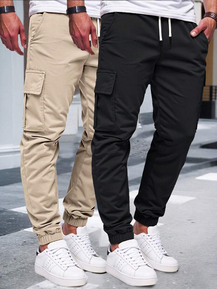 RICCARDO | JOGGER CARGO LEGGERI CON TASCHE
