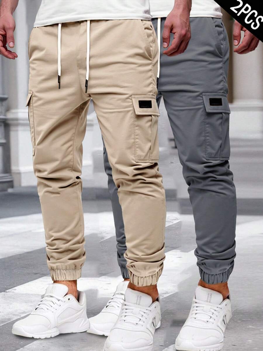 RICCARDO | JOGGER CARGO LEGGERI CON TASCHE