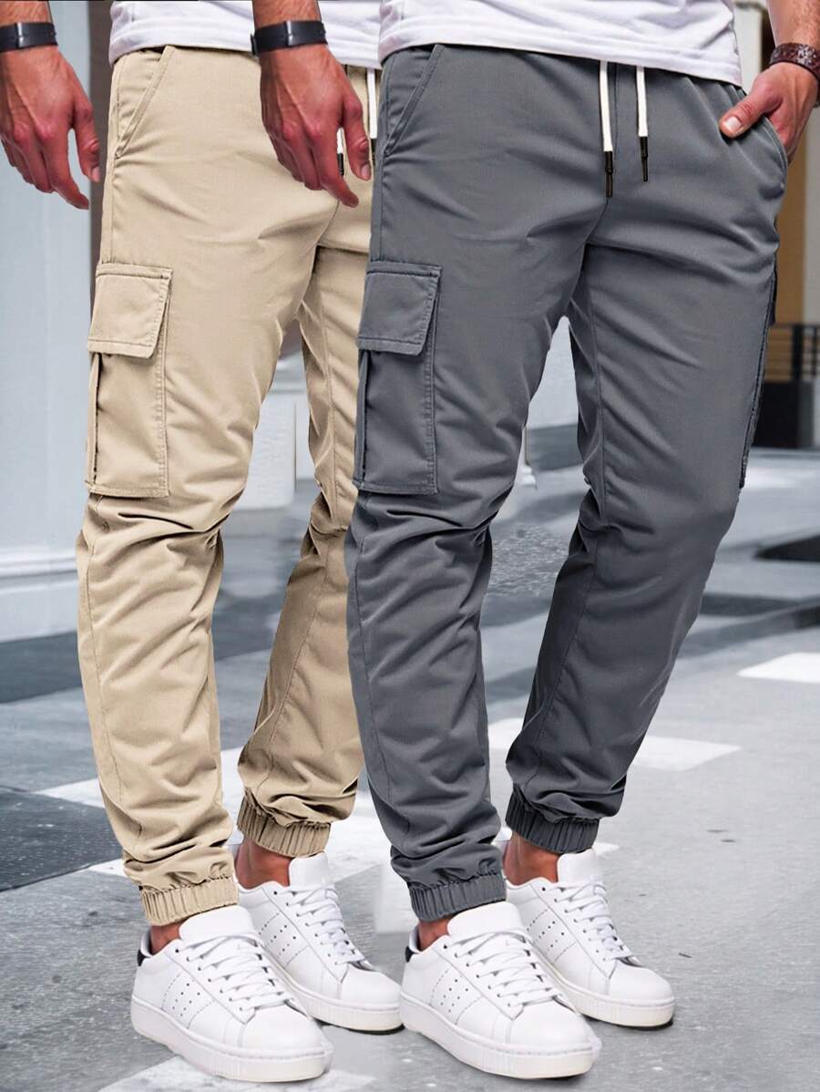 RICCARDO | JOGGER CARGO LEGGERI CON TASCHE