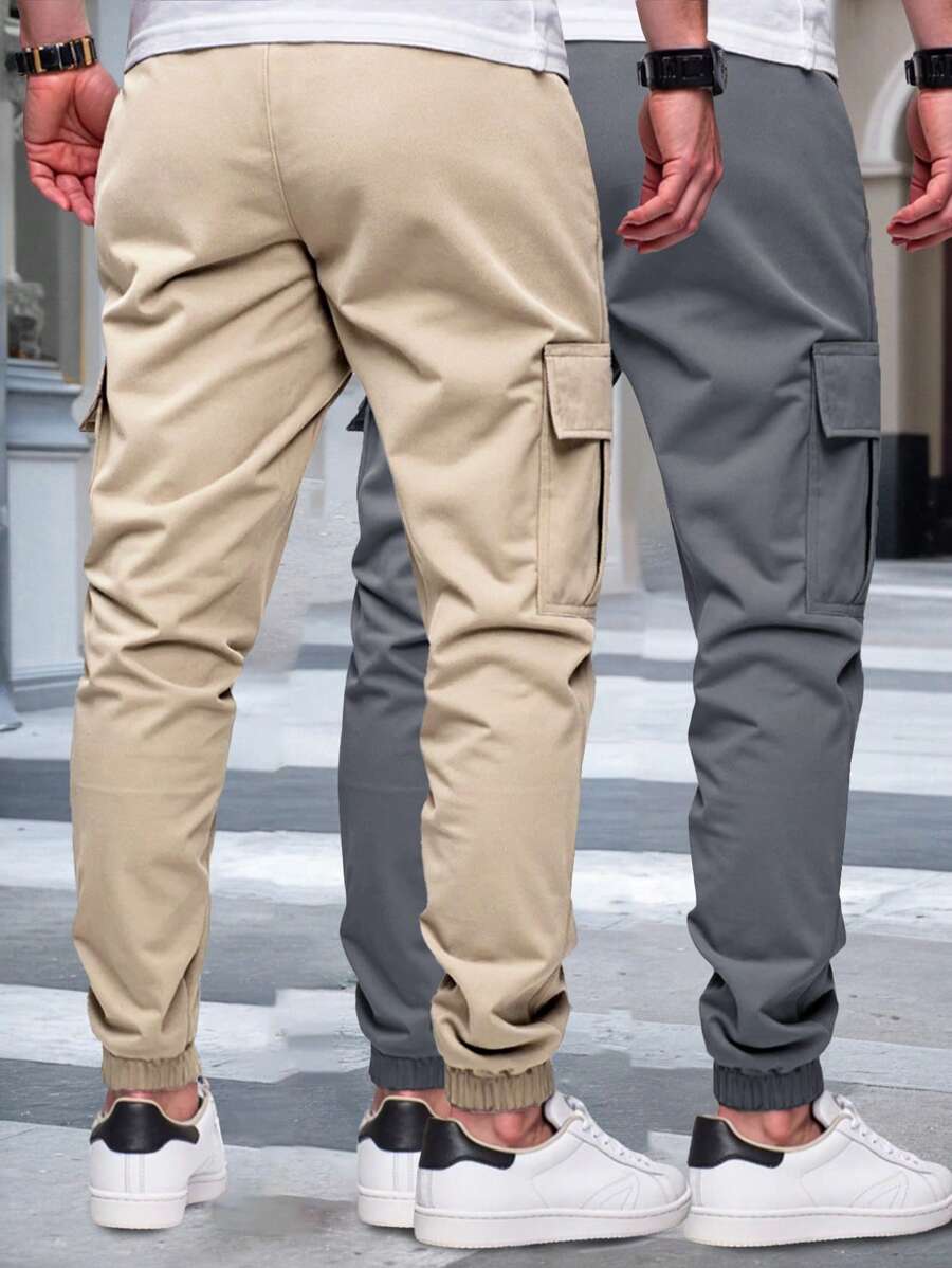 RICCARDO | JOGGER CARGO LEGGERI CON TASCHE