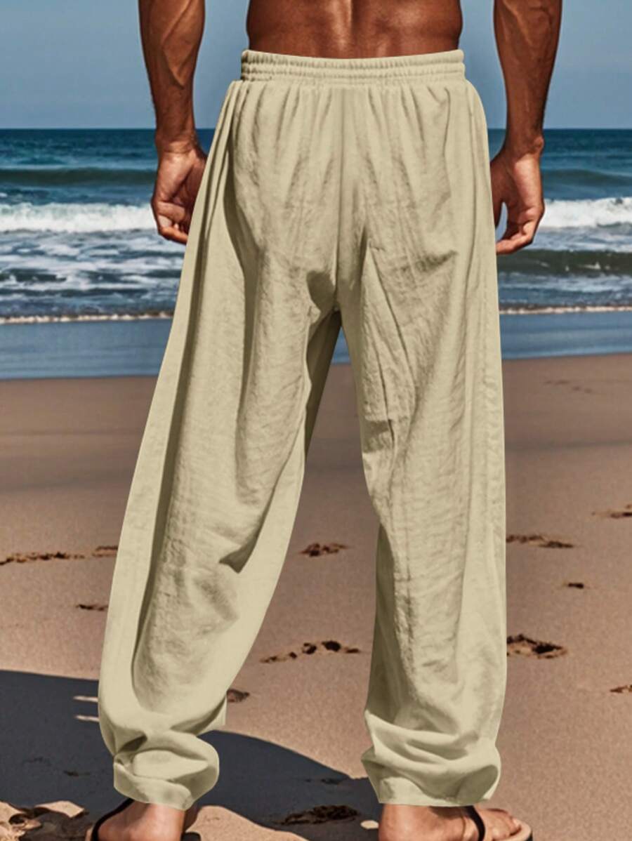 MARCO | PANTALONE LEGGERO IN LINO CON LACCIO