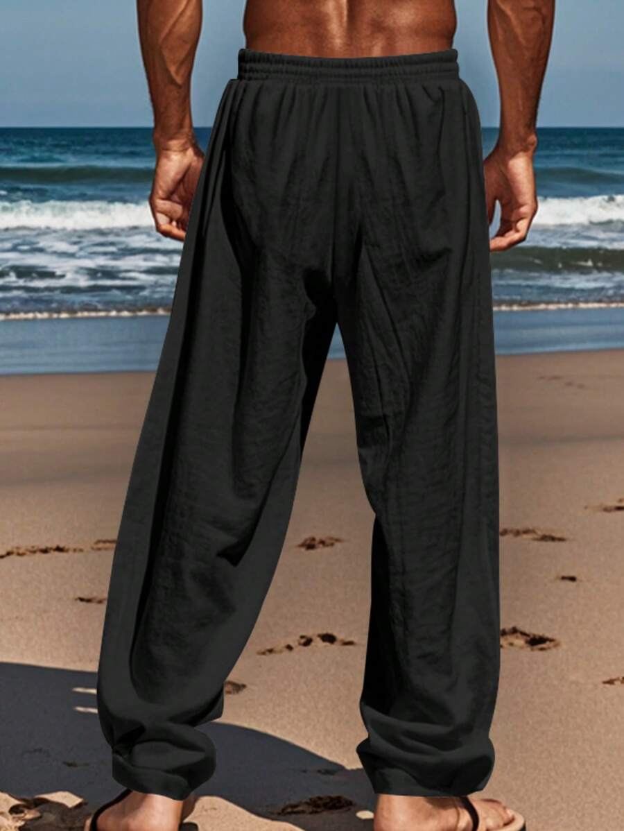 MARCO | PANTALONE LEGGERO IN LINO CON LACCIO