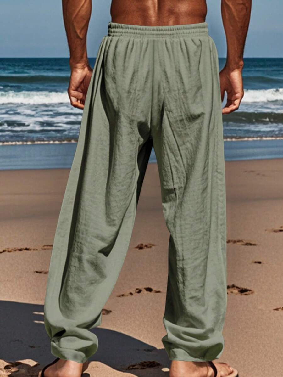 MARCO | PANTALONE LEGGERO IN LINO CON LACCIO