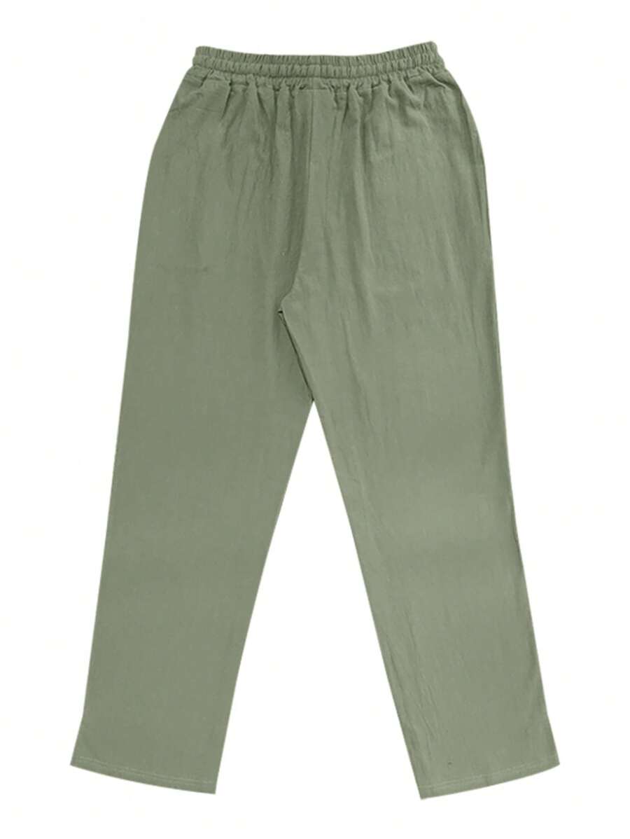 MARCO | PANTALONE LEGGERO IN LINO CON LACCIO