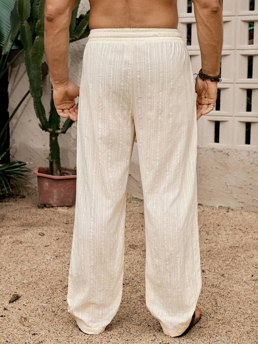 SIMONE  |  PANTALONI CROPPED IN LINO 